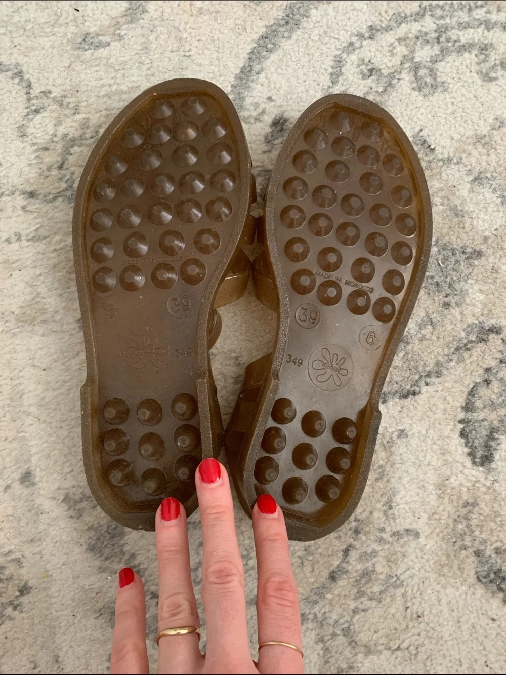 Plasticana Méduse Hemp Jelly Sandals - Picture 4 of 5